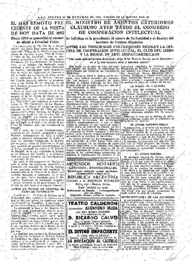 ABC MADRID 12-10-1950 página 21