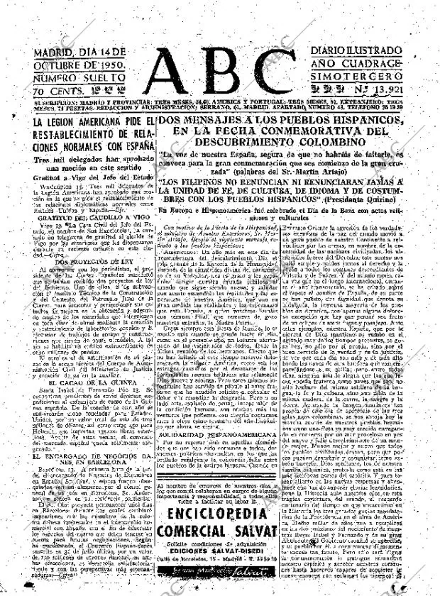 ABC MADRID 14-10-1950 página 15