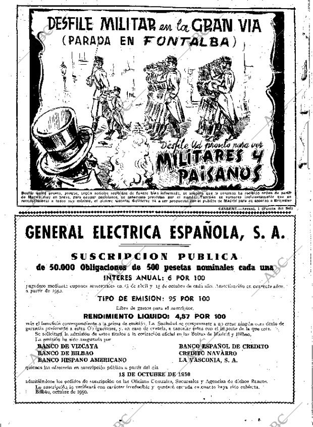 ABC MADRID 14-10-1950 página 4