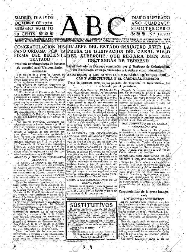 ABC MADRID 15-10-1950 página 15