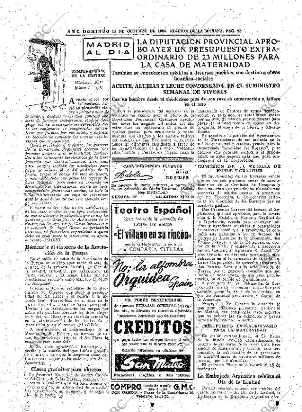 ABC MADRID 15-10-1950 página 25