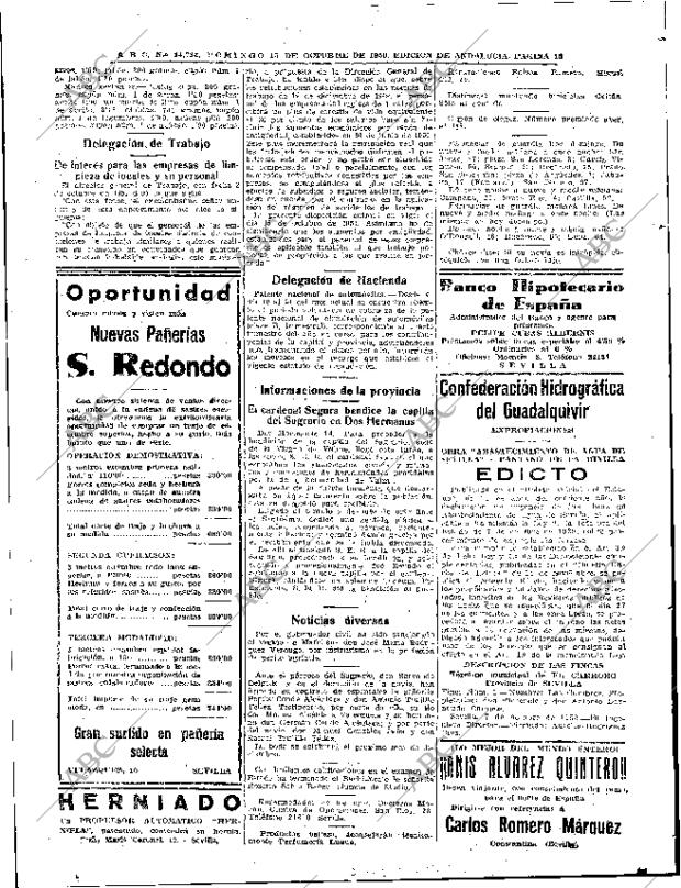 ABC SEVILLA 15-10-1950 página 18