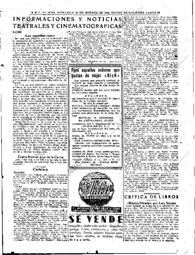 ABC SEVILLA 15-10-1950 página 21