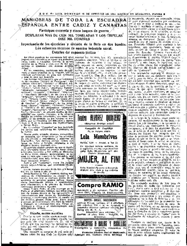 ABC SEVILLA 15-10-1950 página 9