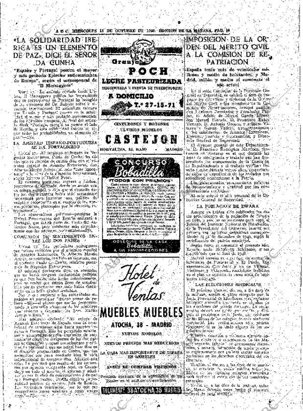 ABC MADRID 18-10-1950 página 20