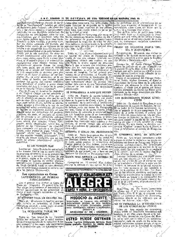 ABC MADRID 21-10-1950 página 22
