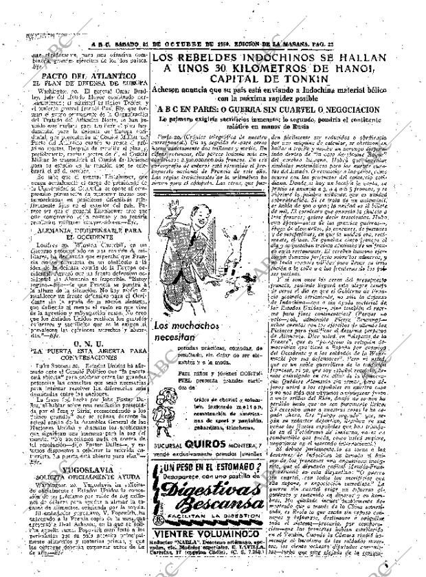 ABC MADRID 21-10-1950 página 23