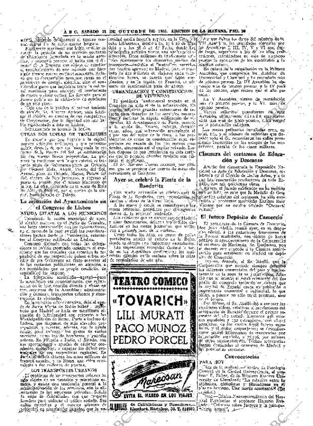 ABC MADRID 21-10-1950 página 26