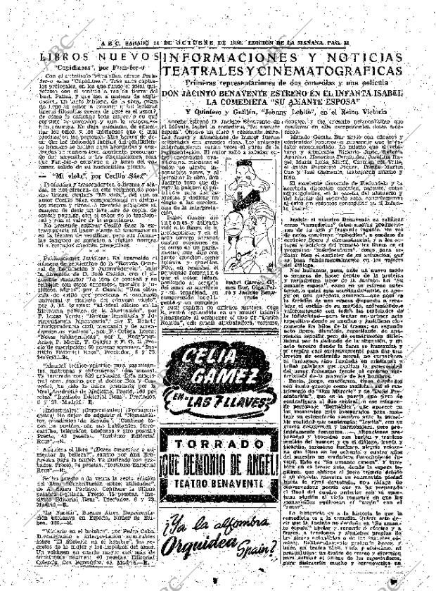 ABC MADRID 21-10-1950 página 31