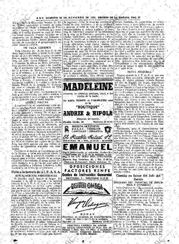 ABC MADRID 22-10-1950 página 17