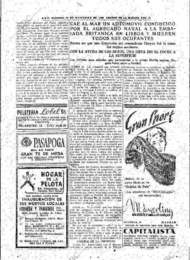 ABC MADRID 22-10-1950 página 21
