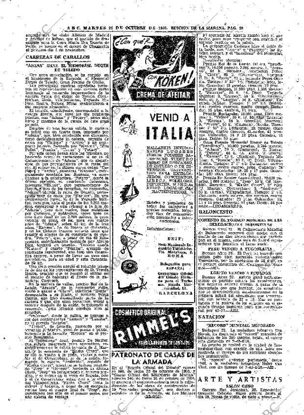 ABC MADRID 24-10-1950 página 28