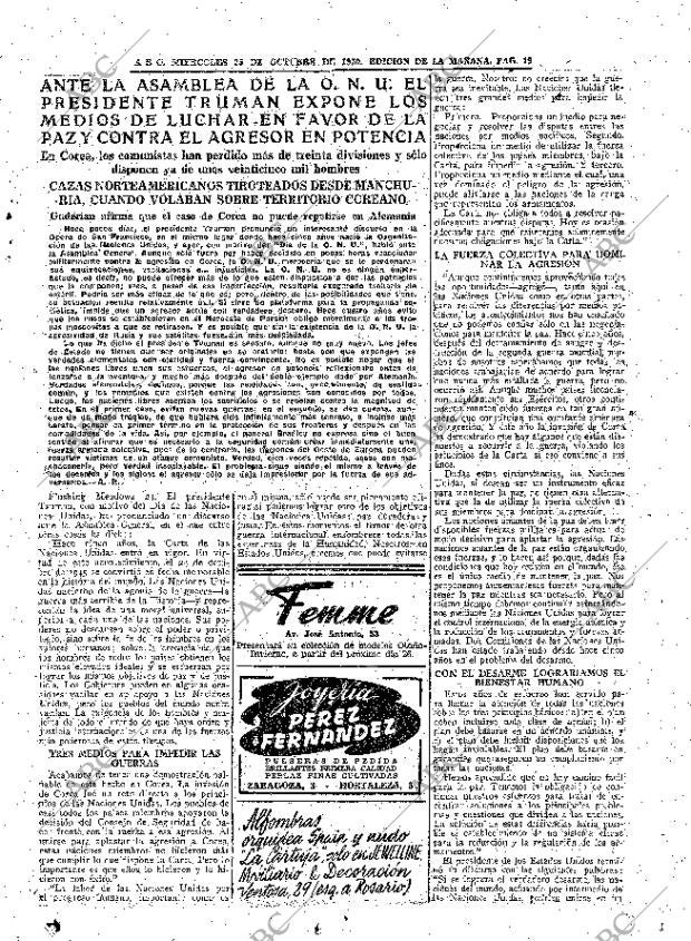 ABC MADRID 25-10-1950 página 19