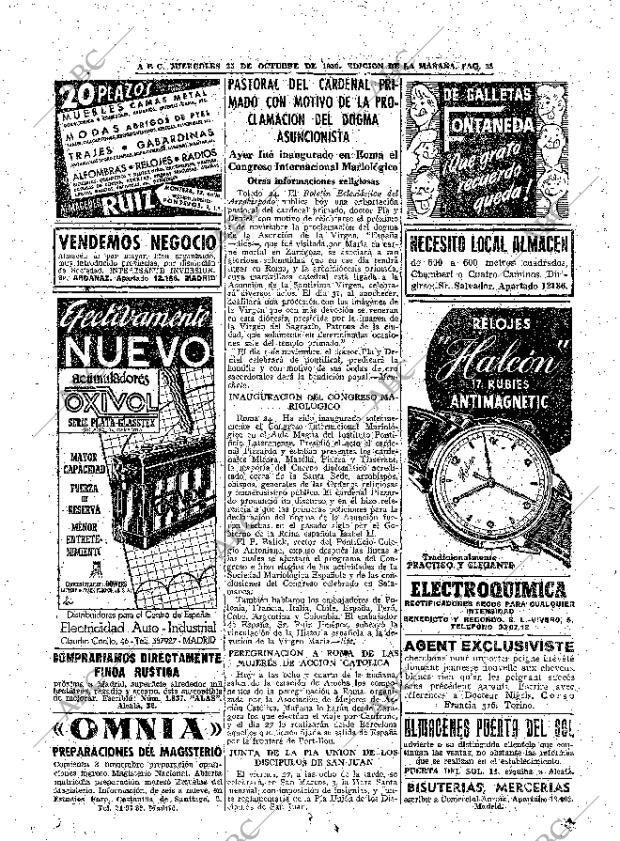 ABC MADRID 25-10-1950 página 22