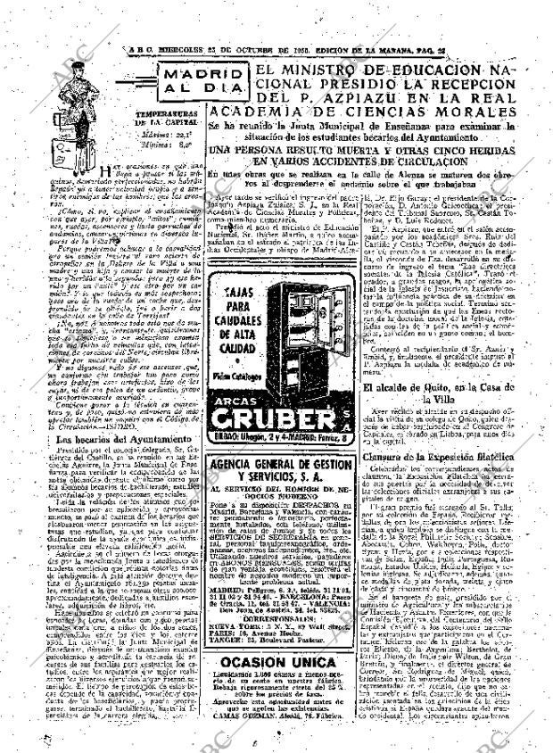 ABC MADRID 25-10-1950 página 23