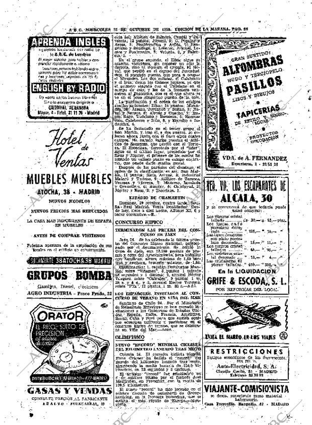 ABC MADRID 25-10-1950 página 26