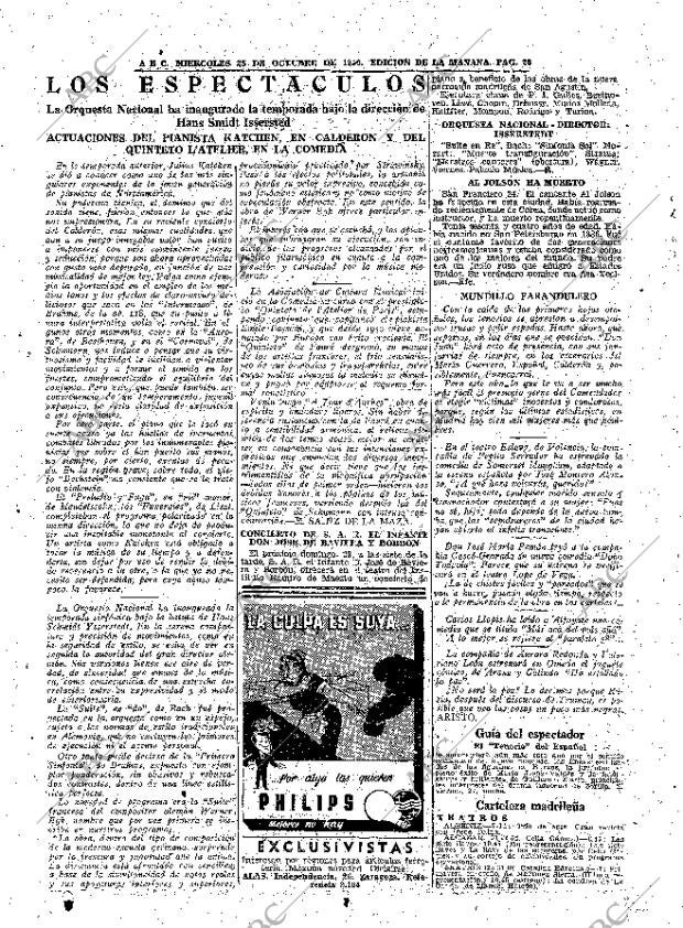 ABC MADRID 25-10-1950 página 28