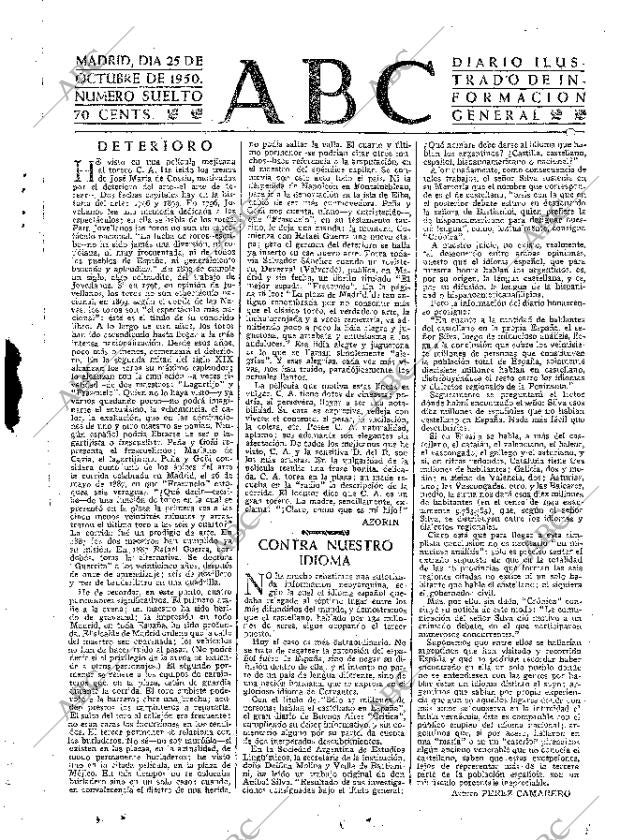 ABC MADRID 25-10-1950 página 3