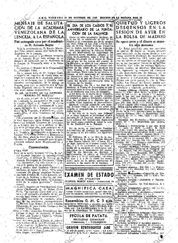 ABC MADRID 27-10-1950 página 23