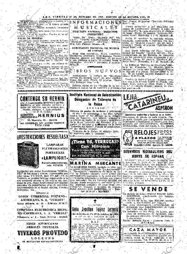 ABC MADRID 27-10-1950 página 30