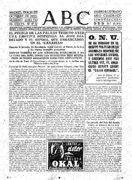 ABC MADRID 28-10-1950