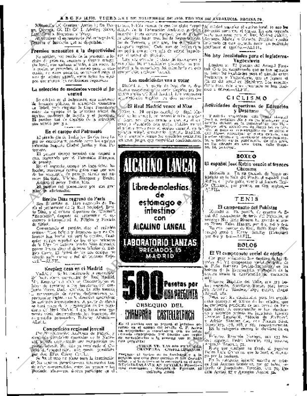 ABC SEVILLA 03-11-1950 página 20
