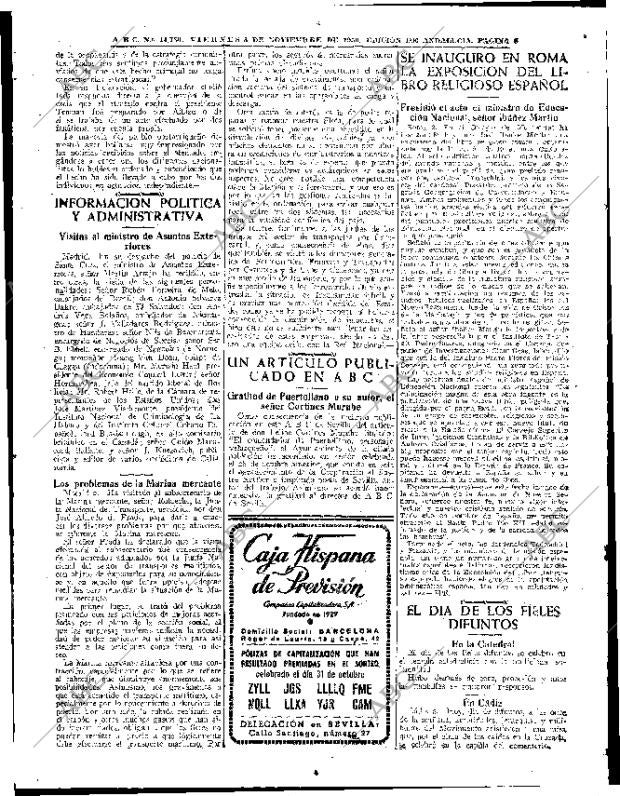 ABC SEVILLA 03-11-1950 página 8