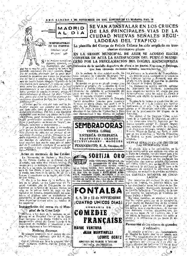 ABC MADRID 04-11-1950 página 25