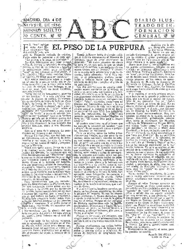 ABC MADRID 04-11-1950 página 3