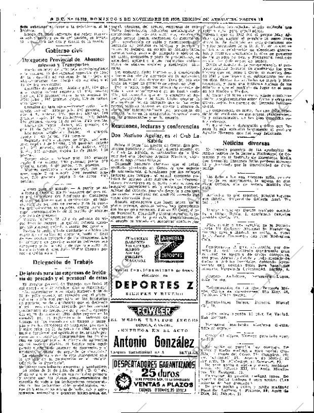 ABC SEVILLA 05-11-1950 página 18