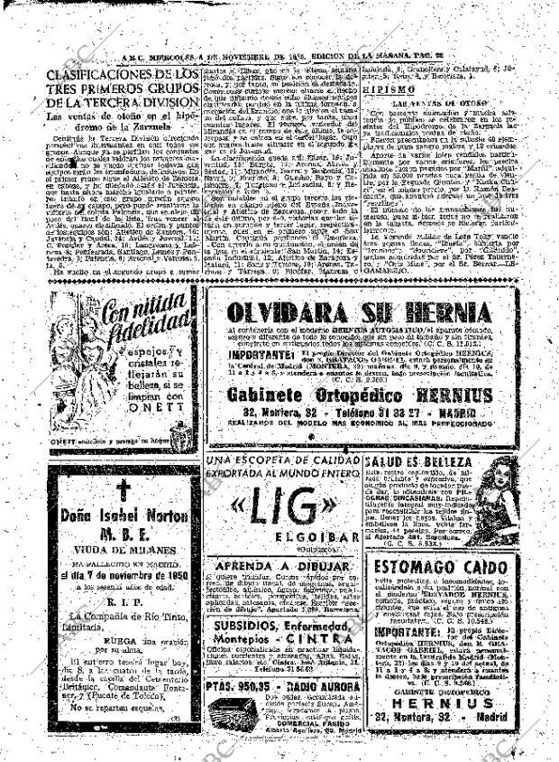ABC MADRID 08-11-1950 página 28