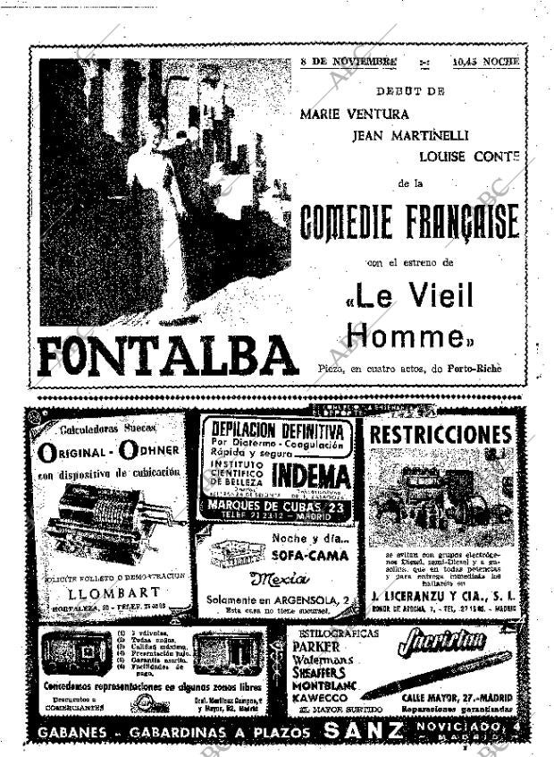 ABC MADRID 08-11-1950 página 4