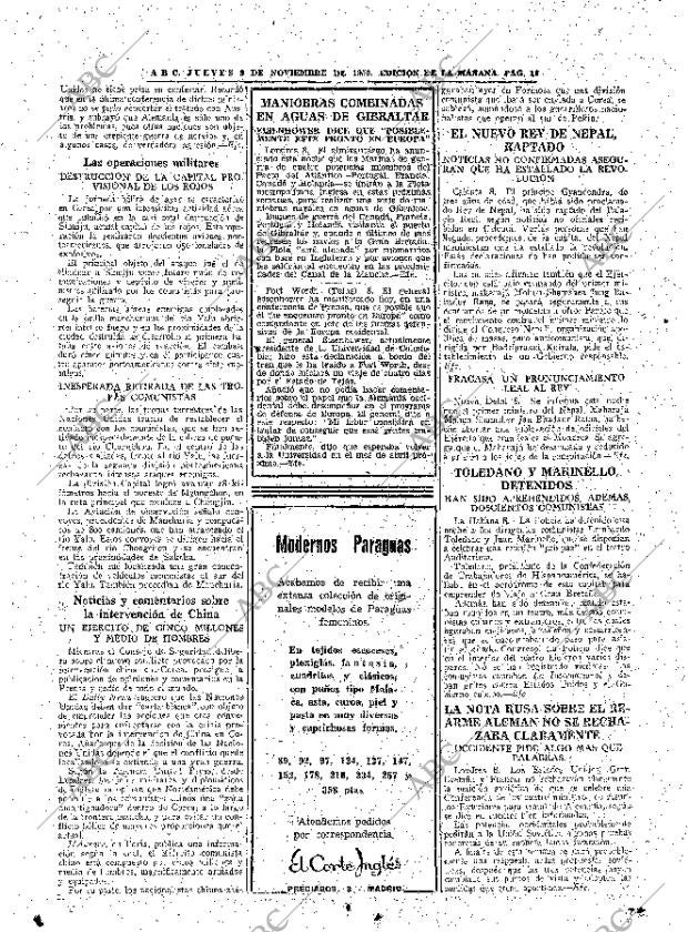ABC MADRID 09-11-1950 página 16