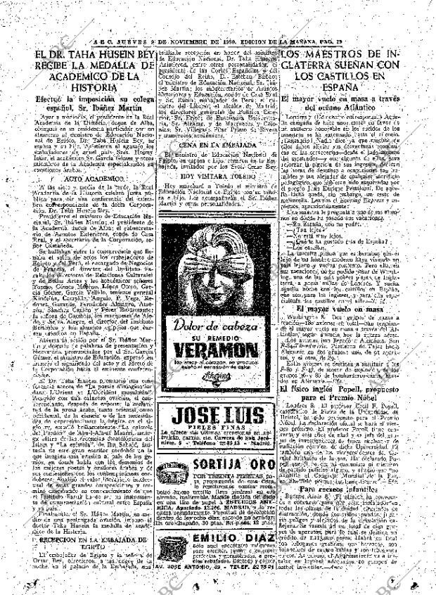 ABC MADRID 09-11-1950 página 19