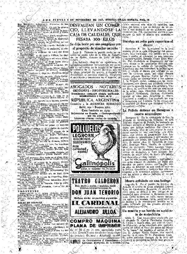 ABC MADRID 09-11-1950 página 28