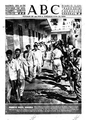 ABC MADRID 10-11-1950 página 1