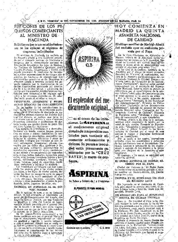 ABC MADRID 10-11-1950 página 14