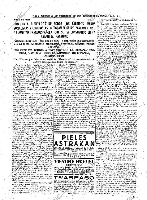 ABC MADRID 10-11-1950 página 15