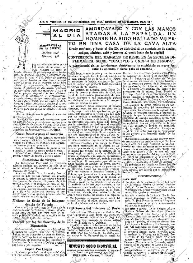 ABC MADRID 10-11-1950 página 17