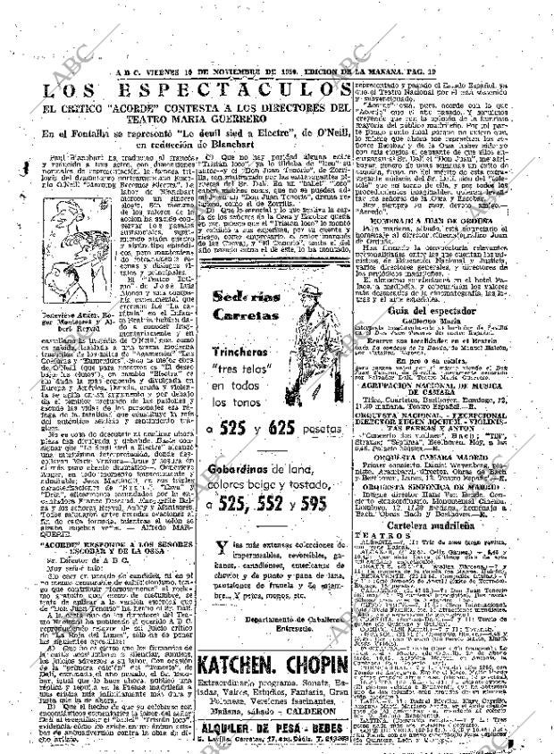 ABC MADRID 10-11-1950 página 19