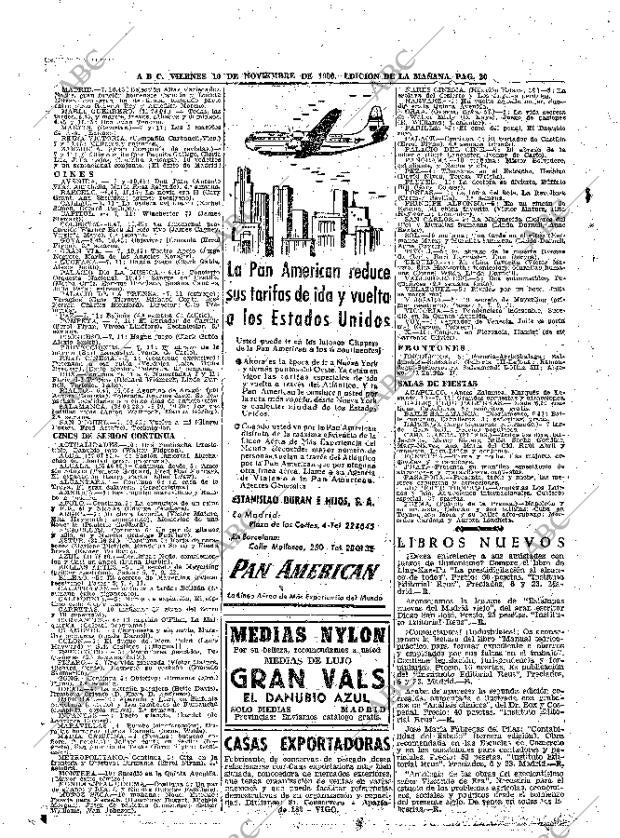 ABC MADRID 10-11-1950 página 20