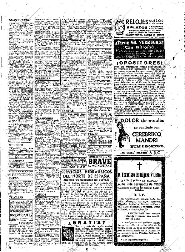 ABC MADRID 10-11-1950 página 22