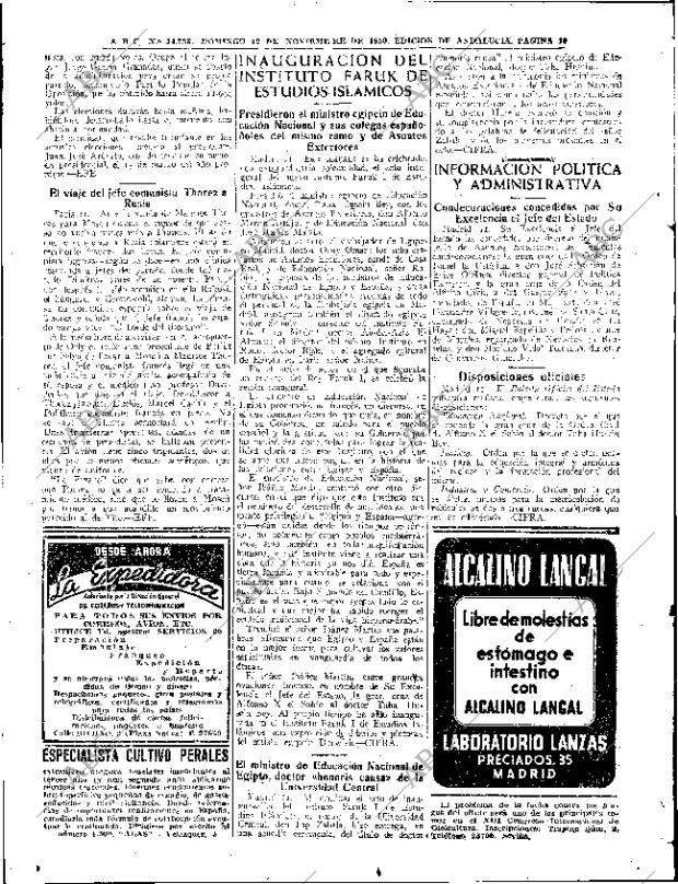 ABC SEVILLA 12-11-1950 página 10