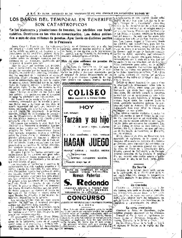 ABC SEVILLA 12-11-1950 página 15