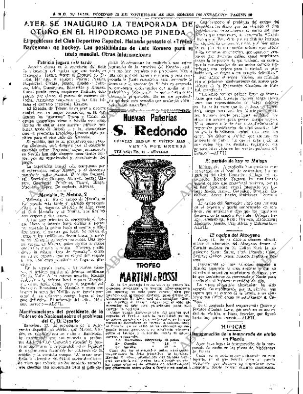 ABC SEVILLA 12-11-1950 página 19