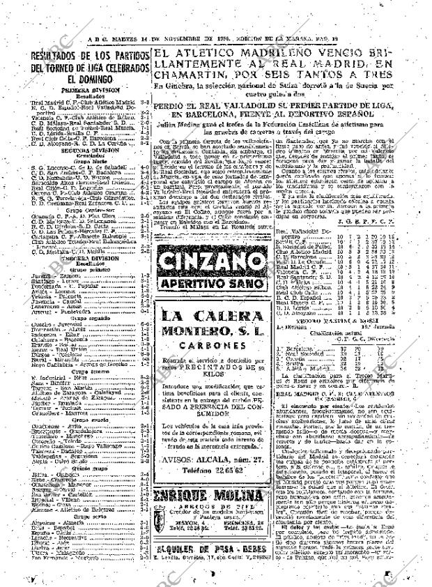 ABC MADRID 14-11-1950 página 19