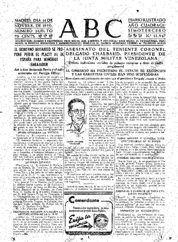 ABC MADRID 14-11-1950 página 7