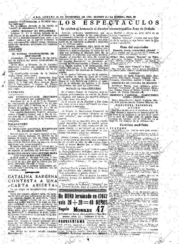 ABC MADRID 16-11-1950 página 29