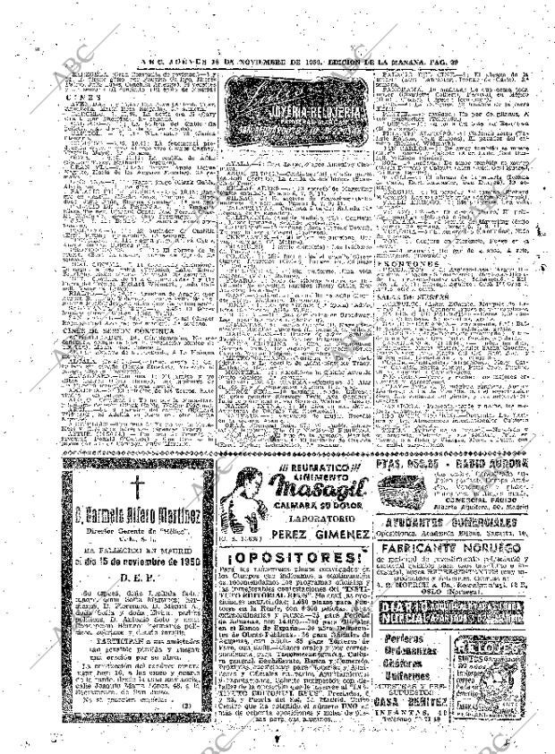 ABC MADRID 16-11-1950 página 30