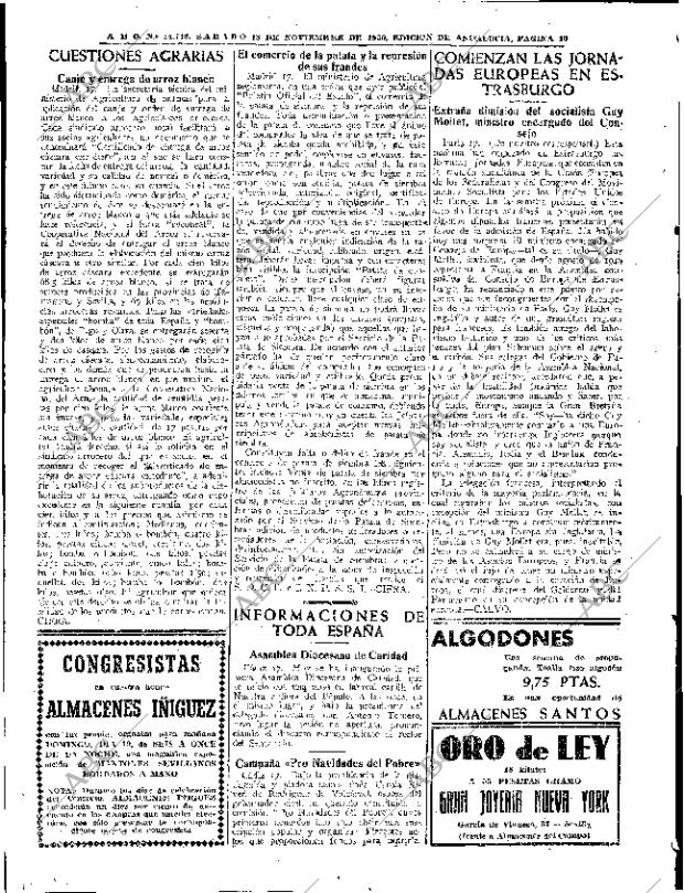 ABC SEVILLA 18-11-1950 página 10